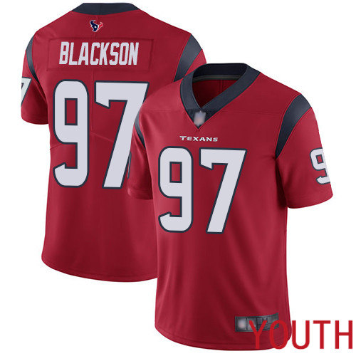 Houston Texans Limited Red Youth Angelo Blackson Alternate Jersey NFL Football #97 Vapor Untouchable->youth nfl jersey->Youth Jersey